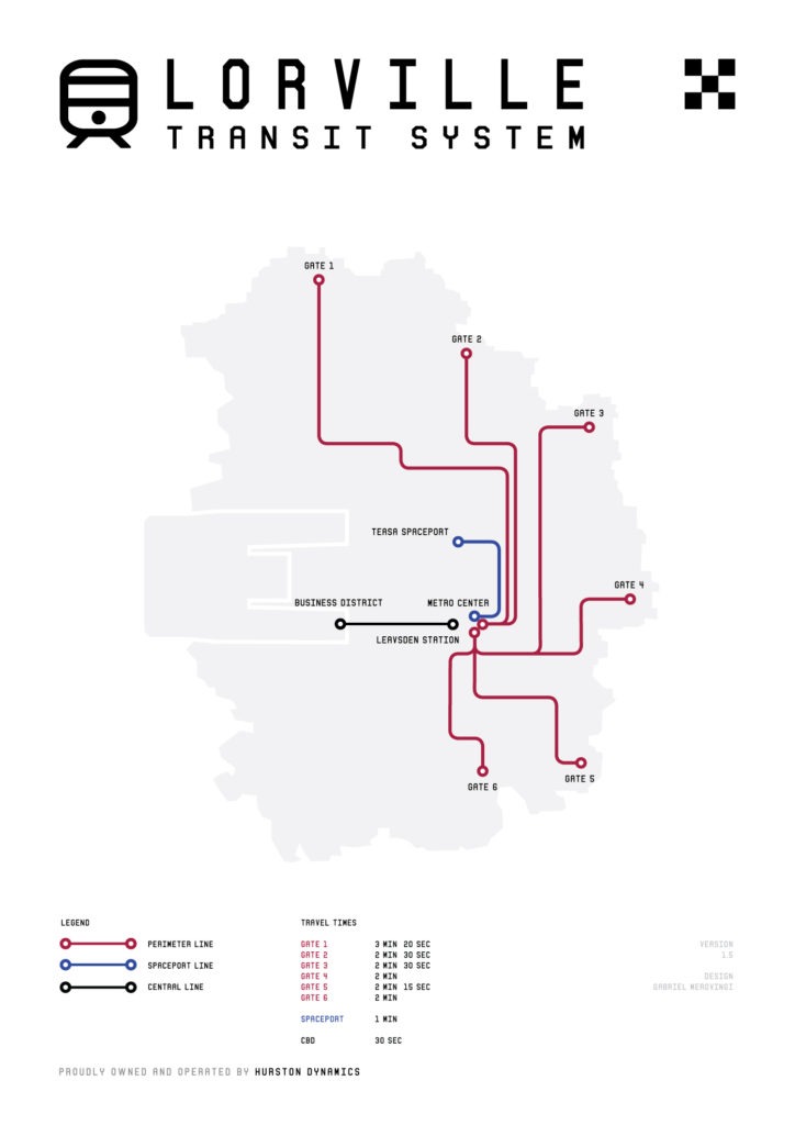 Lorville Transit Map