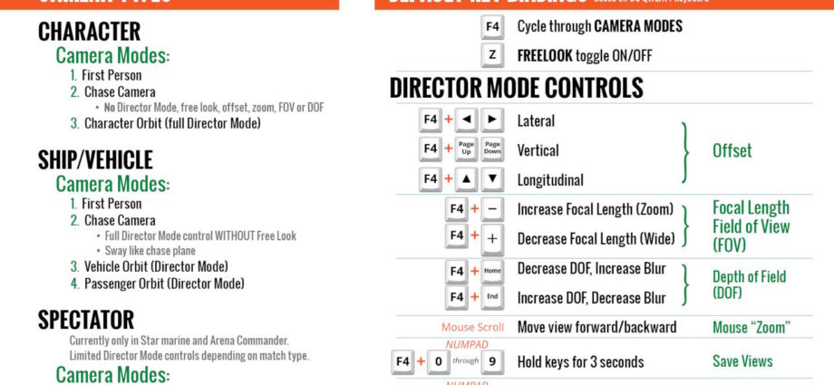 Camera System : Director Mode Controls